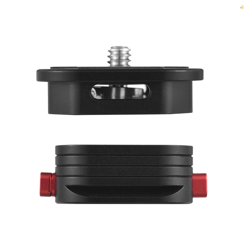 Tấm Tháo Lắp Nhanh Bằng Hợp Kim Nhôm Kèm Ốc Vít 1 / 4 Inch Cho Chân Máy Ảnh DSLR