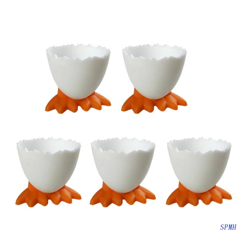 Bộ 5 Khay Nhựa Đựng Trứng Dễ Thương Cho Bé