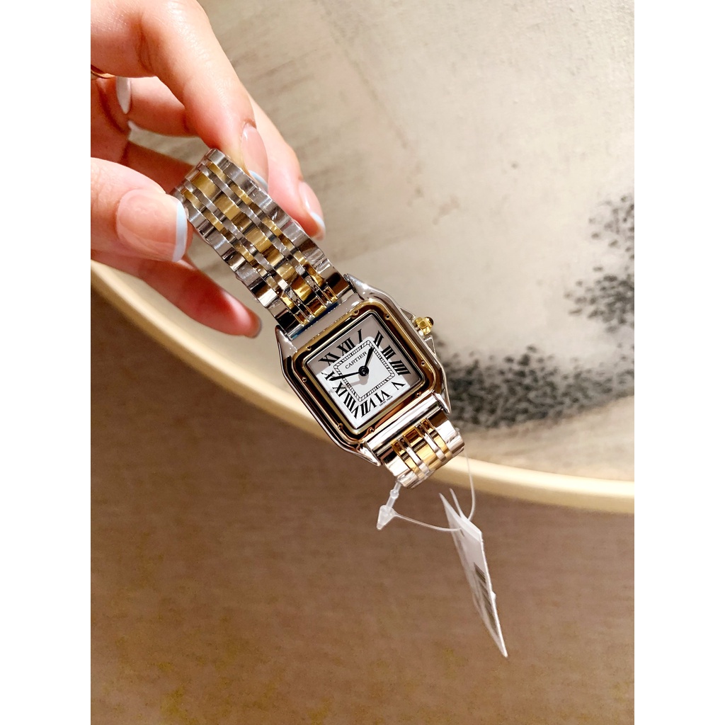 Đồng Hồ Đeo Tay Thời Trang Dây Thép 27mm Dành Cho Nữ