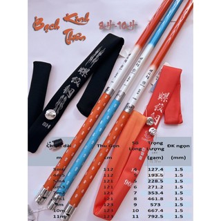 Cần câu đài bạch kinh thiên xanh 4h 6h 8h , cần câu bạch kinh thiên