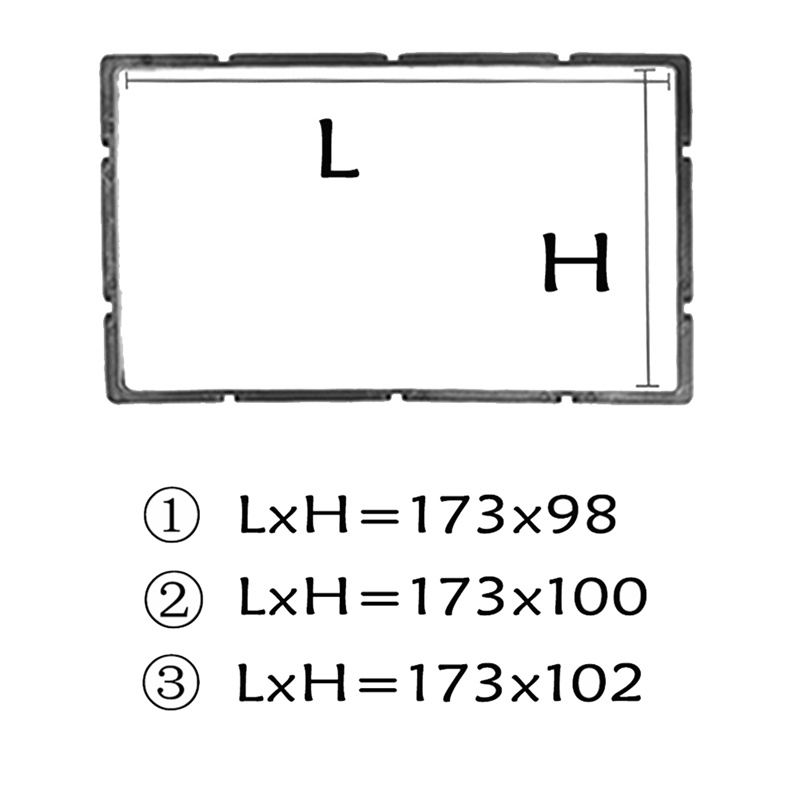 Khung Gắn Hệ Thống Âm Thanh DVD 2 Din 7 Inch Chuyên Dụng Cho Xe Hơi Toyota Aygo Citroen C1 Peugeot 107 2005-2014 Fascia