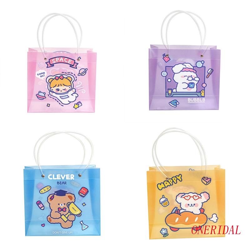 Túi Xách Cỡ Lớn In Họa Tiết Hoạt Hình ONERI Có Quai Cầm Tiện Dụng