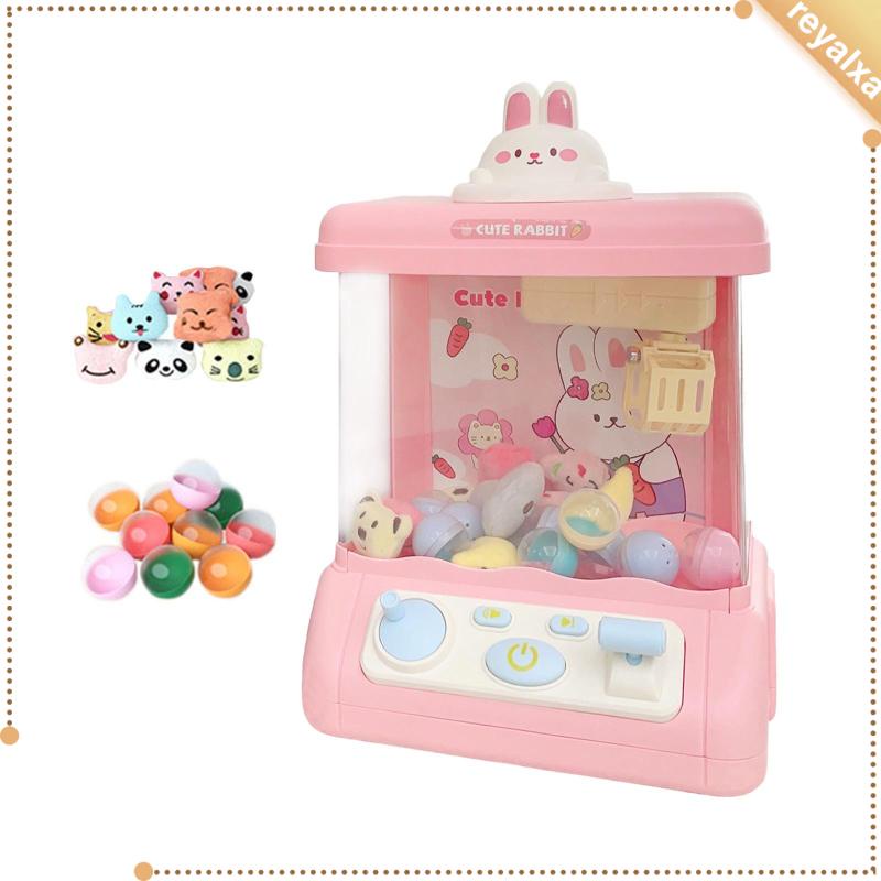 [Reyalxa] Đồ Chơi Máy Bắt Móng Điện Tử Có Đèn Và Nhạc Hình Cần Cẩu Mini Làm Quà Sinh Nhật