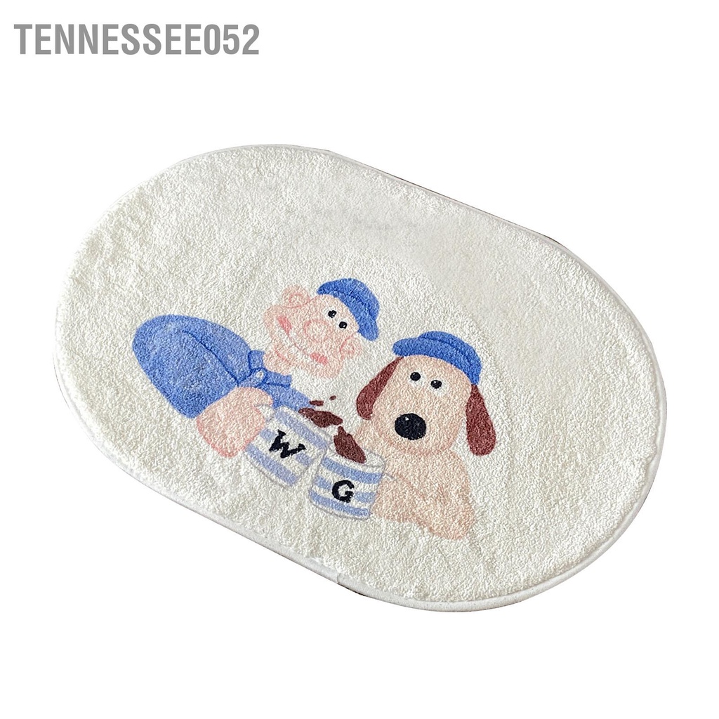 Tennessee052 Thảm tắm thấm nước Hoa văn hoạt hình trải sàn bằng da mịn cho phòng gia đình