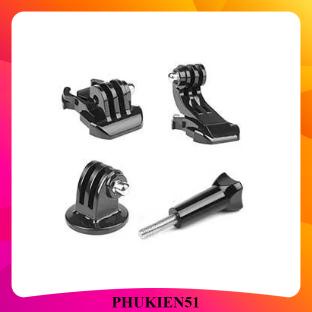 Phụ Kiện Máy Ảnh Hành Động Cơ Bản 4 Trong 1 Khóa Tháo Nhanh Giá Đỡ Ba Chân Cho GoPro Hero 10 9 8 Go Pro