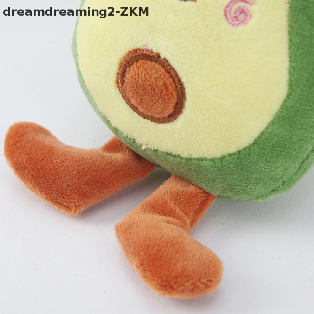 [Dreaming] Móc Khóa Đồ Chơi Nhồi Bông Hình Quả Bơ Hoạt Hình Dễ Thương Làm Quà Tặng Trang Trí Ba Lô [zkm]