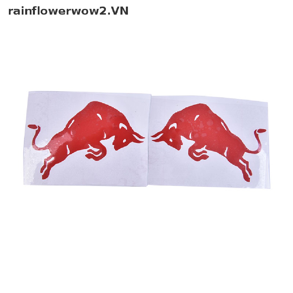 Phụ Kiện Đề Can Vinyl Phản Quang Hình Bò Sữa Nhảy Cho Xe Hơi Xe Máy