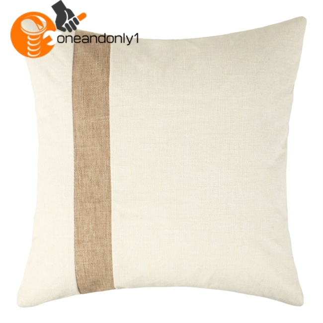 Bộ 2 Vỏ Gối Cotton Lanh 2 Màu Tùy Chọn Kích Thước 18x18inch Trang Trí Phòng Khách