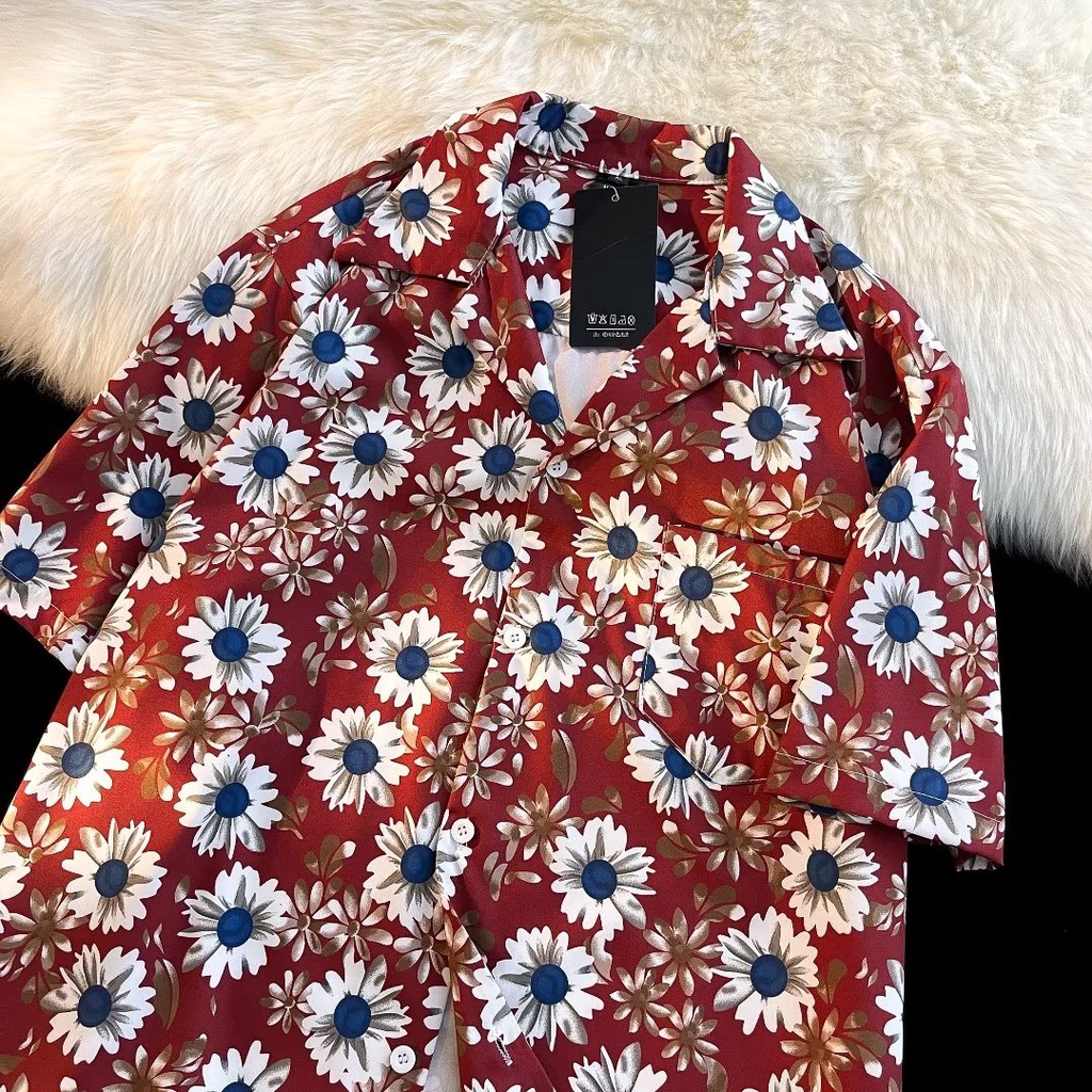 Áo Sơ Mi Tay Lửng Cổ Vuông Đơn Giản Thời Trang Mùa Hè Cho Nam