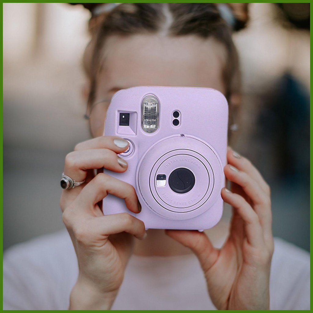 Ốp Điện Thoại Silicon Mềm Màu Trơn Chống Trầy Xước Bảo Vệ Máy Ảnh Polaroid 5 Rvn