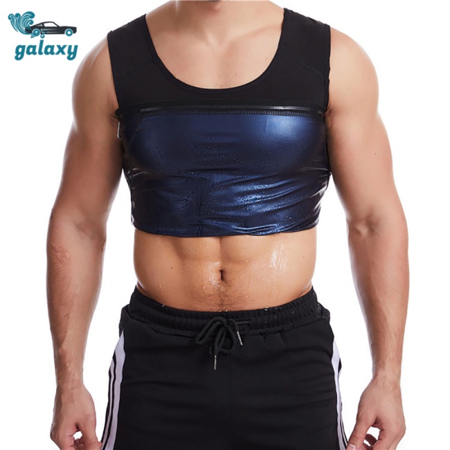 Galaxy Áo Thun Thể Thao Màu Trơn Thấm Hút Mồ Hôi Thời Trang Cho Nam