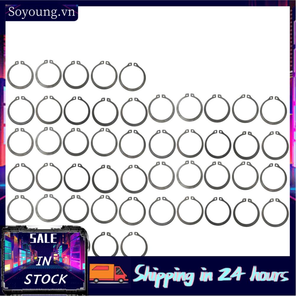 Soyoung Clutch Shaft Retaining Ring 1.5mm Thickness Wear Resistant Direct Fit AC Compressor Snap for 507