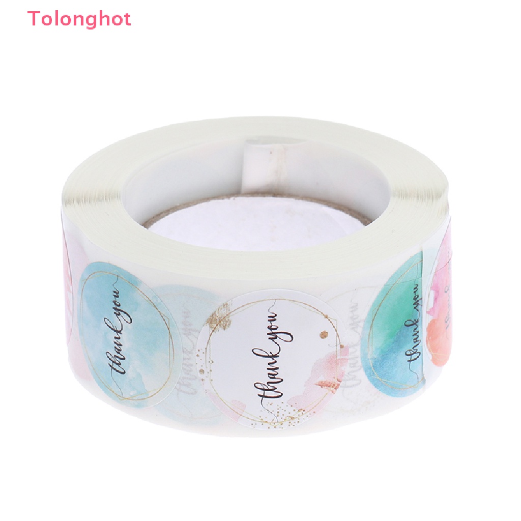 Bộ 500 Miếng Dán Niêm Phong Tự Dính Họa Tiết Hoa Nhiều Màu Sắc