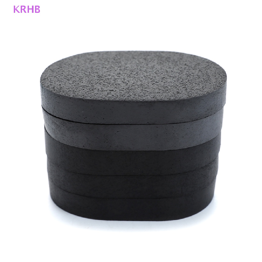 Mút Rửa Mặt Than Tre Hoạt Tính Màu Đen KRHB