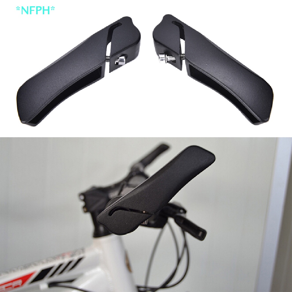 Bộ 2 Tay Nắm Xe Đạp Leo Núi Bằng Hợp Kim Nhôm Màu Đen Mới