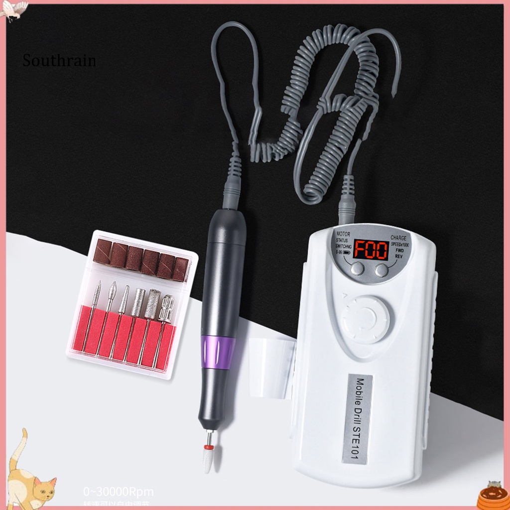 Máy Đánh Bóng Móng Tay Bằng Điện ABS Có Thể Sạc Lại Tiện Dụng