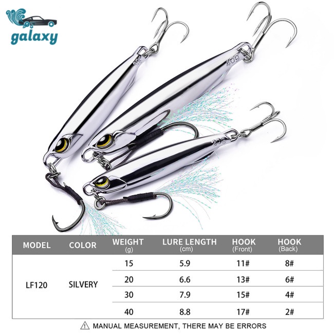 Galaxy Mồi Câu Cá 3d 15g / 20g / 30g / 40g Mắt Phản Quang Có Thể Tái Sử Dụng