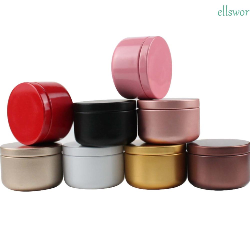 Hộp Tròn Đựng Nến Thơm Có Nắp Đậy 53 * 37mm