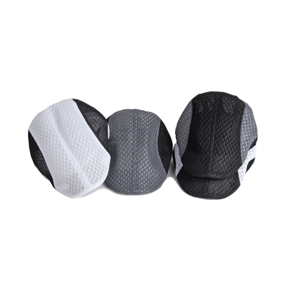 Mũ Beret Mỏng Mềm Thoáng Khí Màu Tương Phản Thời Trang Mùa Hè Cho Nam