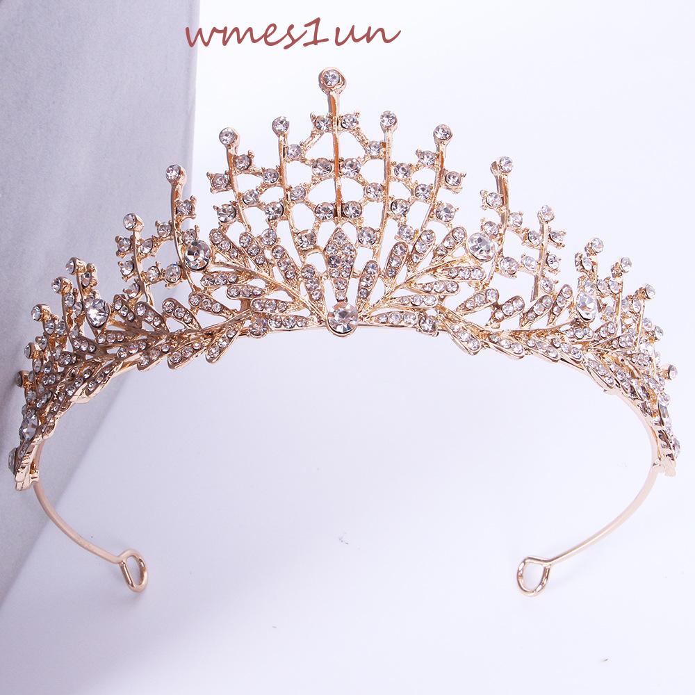 Vương Miện Nữ Hoàng Lấp Lánh Sang Trọng WMES15H|Vương Miện Đội Đầu Kiểu Dáng Dễ Thương Xinh Xắn