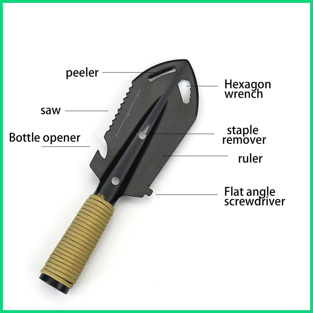 Xẻng Làm Vườn Đa Năng Bằng Thép Chịu Được Sức Nặng