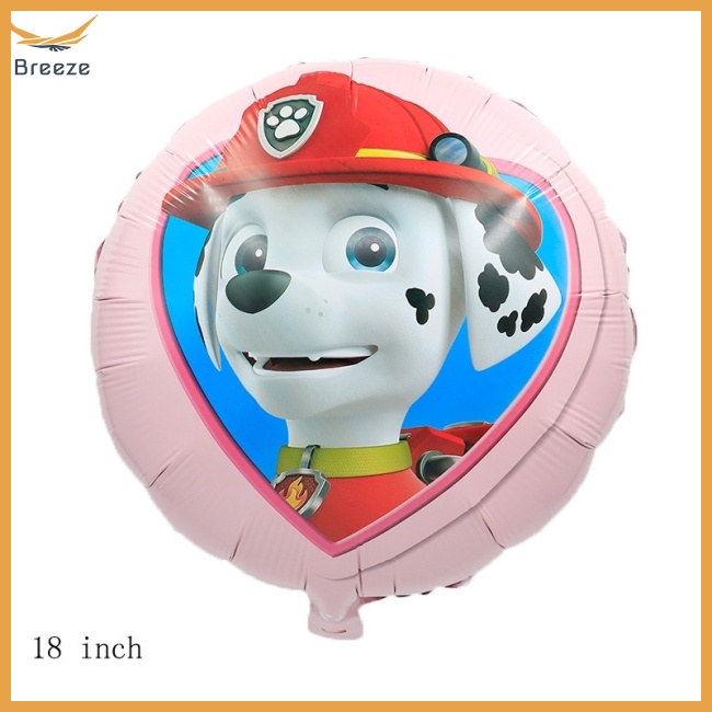 Bong Bóng Lá Nhôm Hình Paw Patrol Skye Chase Marshall Rubble Trang Trí Tiệc Sinh Nhật Cho Bé