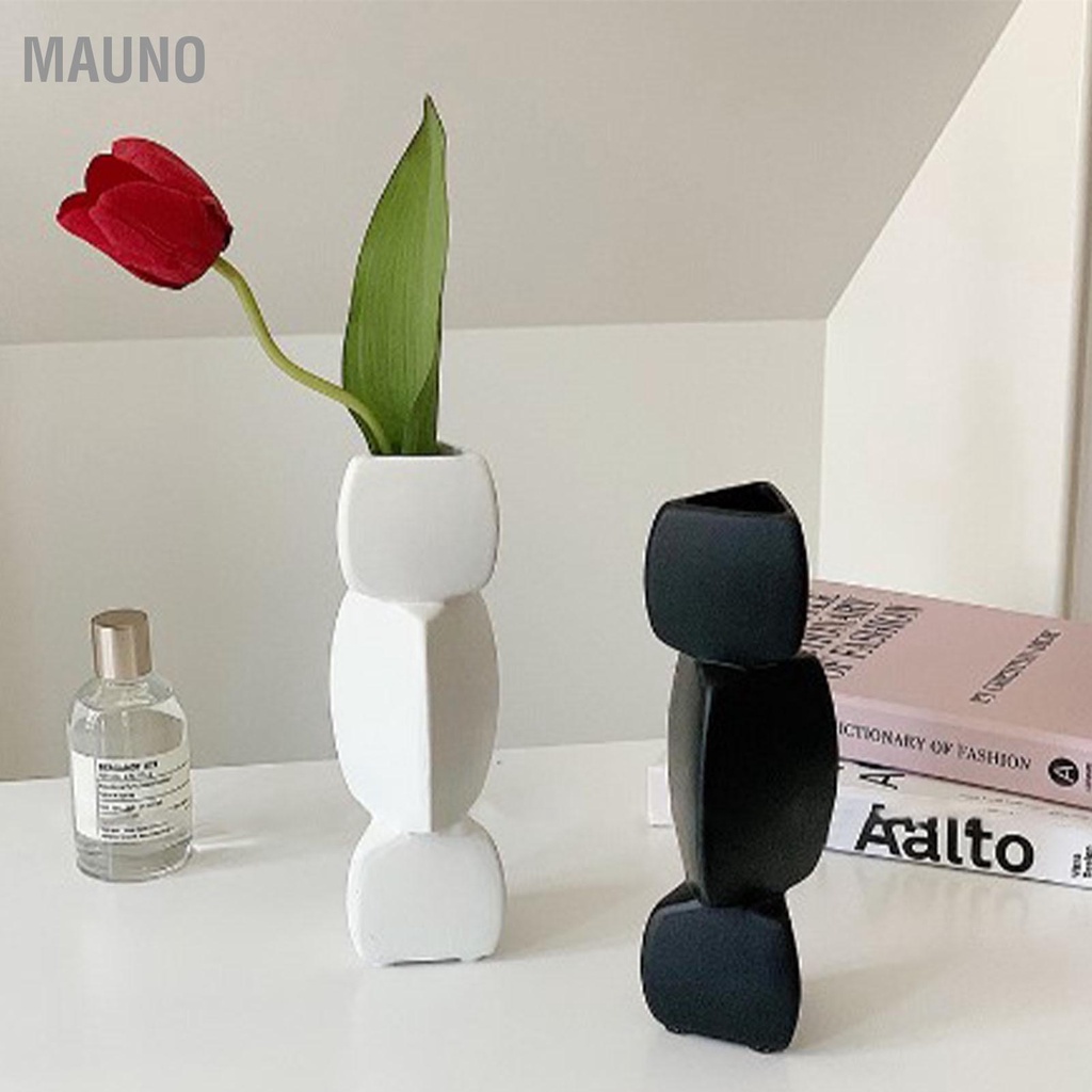 Mauno Bình Hoa Hình Củ Sen Khéo Léo Tinh Khiết Màu Gốm Trang Trí Cho Phòng Khách Ngủ Văn