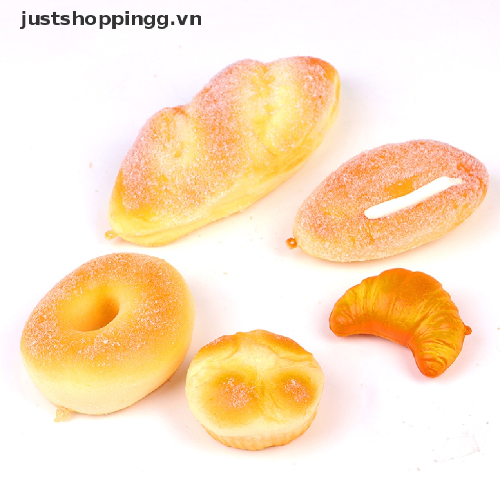 1 Đồ Chơi Bóp Hình Bánh Mì Nướng Bằng PU Giải Tỏa Căng Thẳng