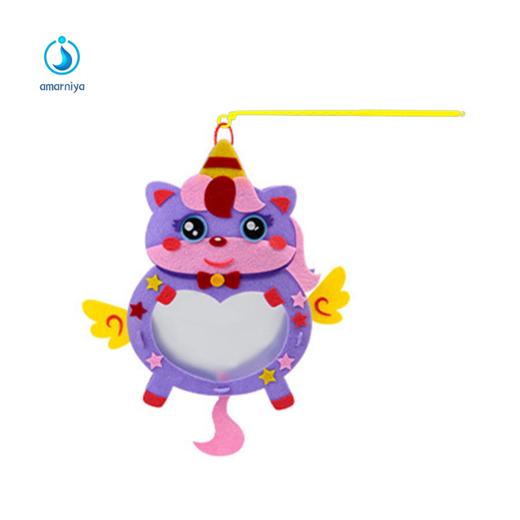 1 Bộ Đèn Lồng Bằng Vải Không Dệt Hình Thú Hoạt Hình Trang Trí Lễ Hội Halloween