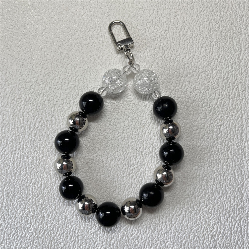 Dây Gắn Điện Thoại Di Động Dạng Chuỗi Hạt Acrylic Mềm Nhiều Màu Chống Thất Lạc