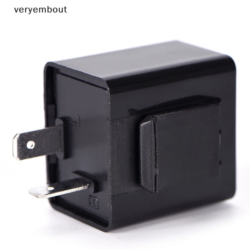 Rơ Le Điều Chỉnh Đèn LED Nhấp Nháy 12V 2 Pin Chuyên Dụng Cho Xe Mô Tô