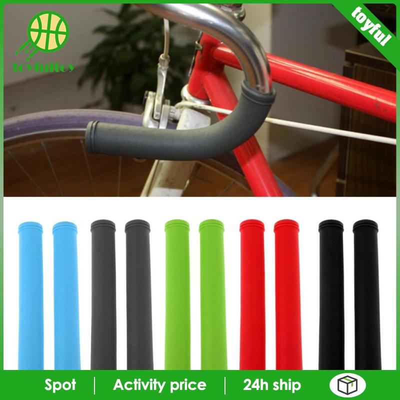 1 Cặp Bọc Cao Su Bảo Vệ Tay Lái Xe Đạp Màu Xanh Dương