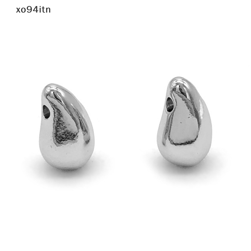 Mặt Vòng cổ / Bông Tai Hình Giọt Nước Bằng Thép Không Gỉ DIY