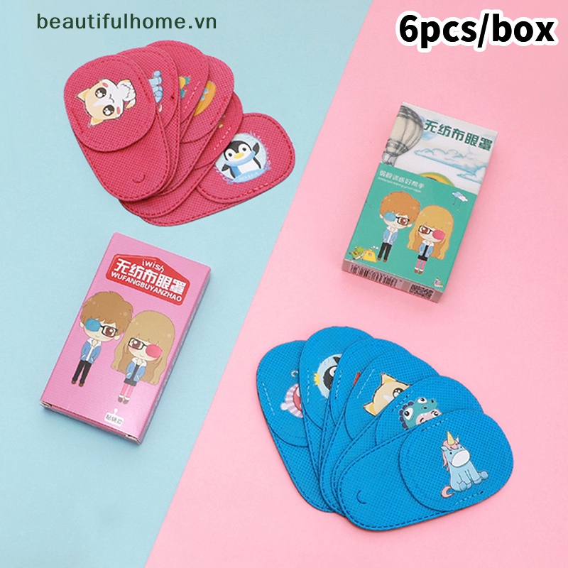 Bộ 6 Miếng Dán Mí Mắt Lười Biếng Cho Trẻ Em