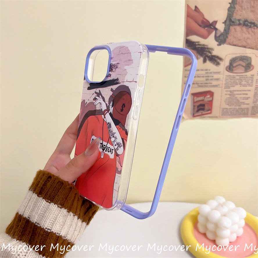 Ốp Điện Thoại Silicon Mềm Họa Tiết Thời Trang Cho iPhone 14 13 12 11 Pro Max X XR Xs Max 6 7 8 Plus