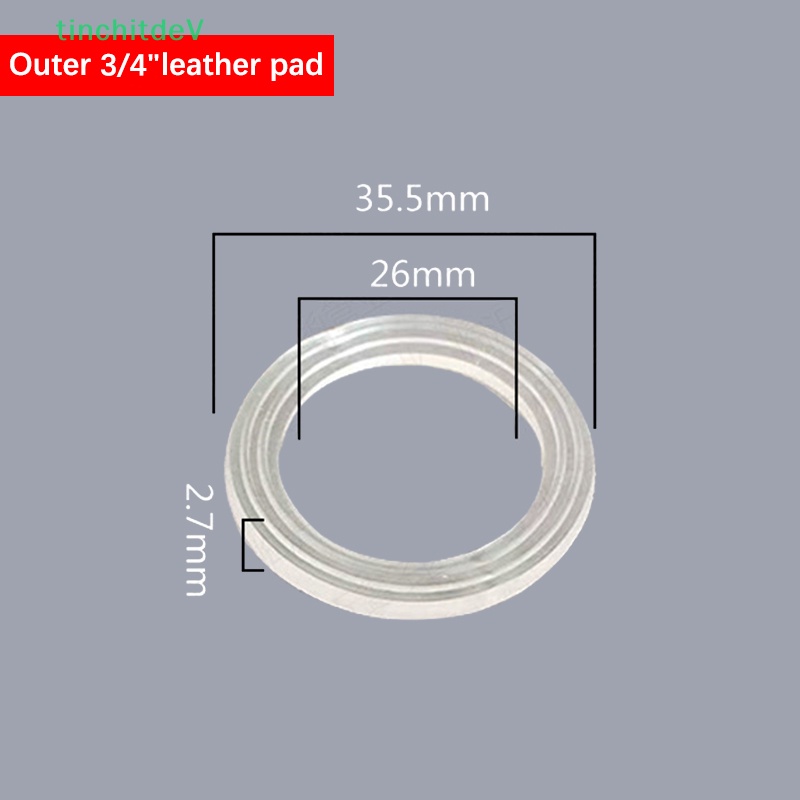 Bộ 5 Vòng Đệm Cao Su Mềm Hình Tháp Có Ren Dùng Nối Ống Nước