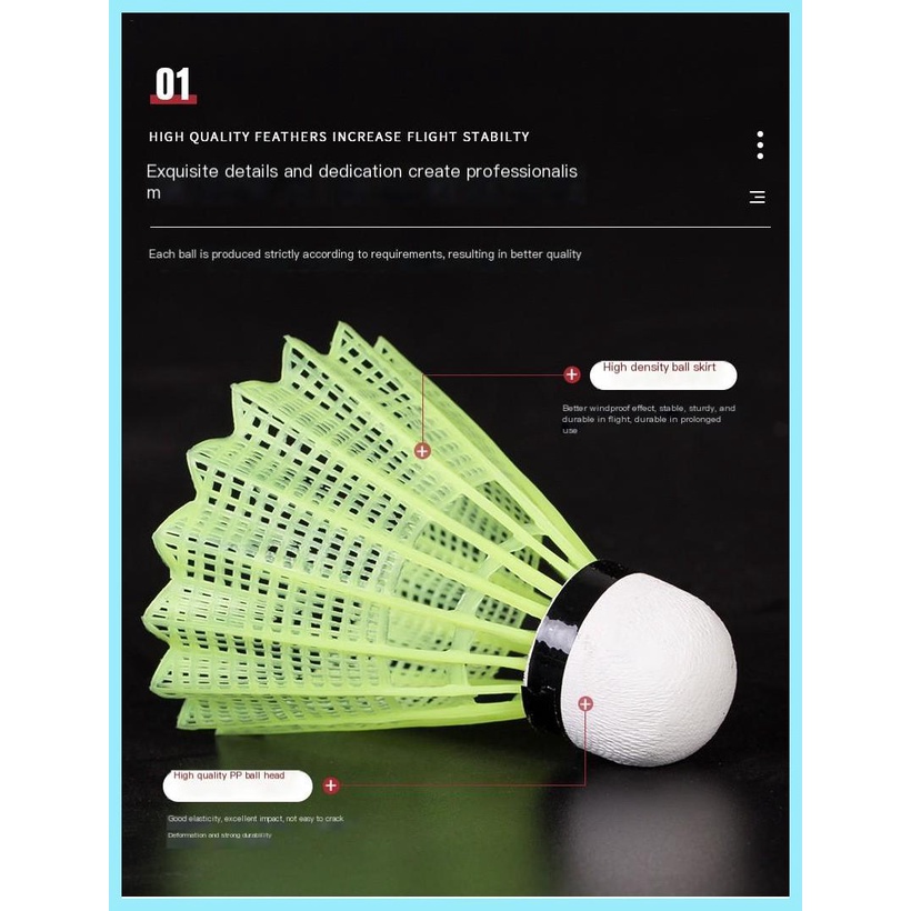 Nylon Ổn Định Tốc Độ Trung Bình Đầu PP Chống Gió Ổn Định Chịu Lực Tốt Dùng Luyện Tập Hàng Ngày Td