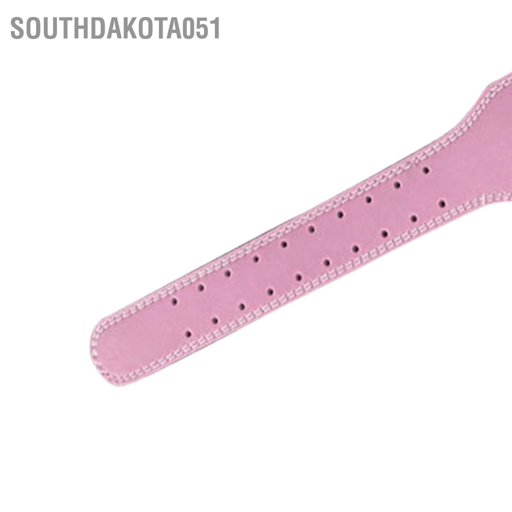 Southdakota051 Đai nâng tạ Da phân nhỏ Thắt lưng hỗ trợ tập thể dục cho luyện Thể hình