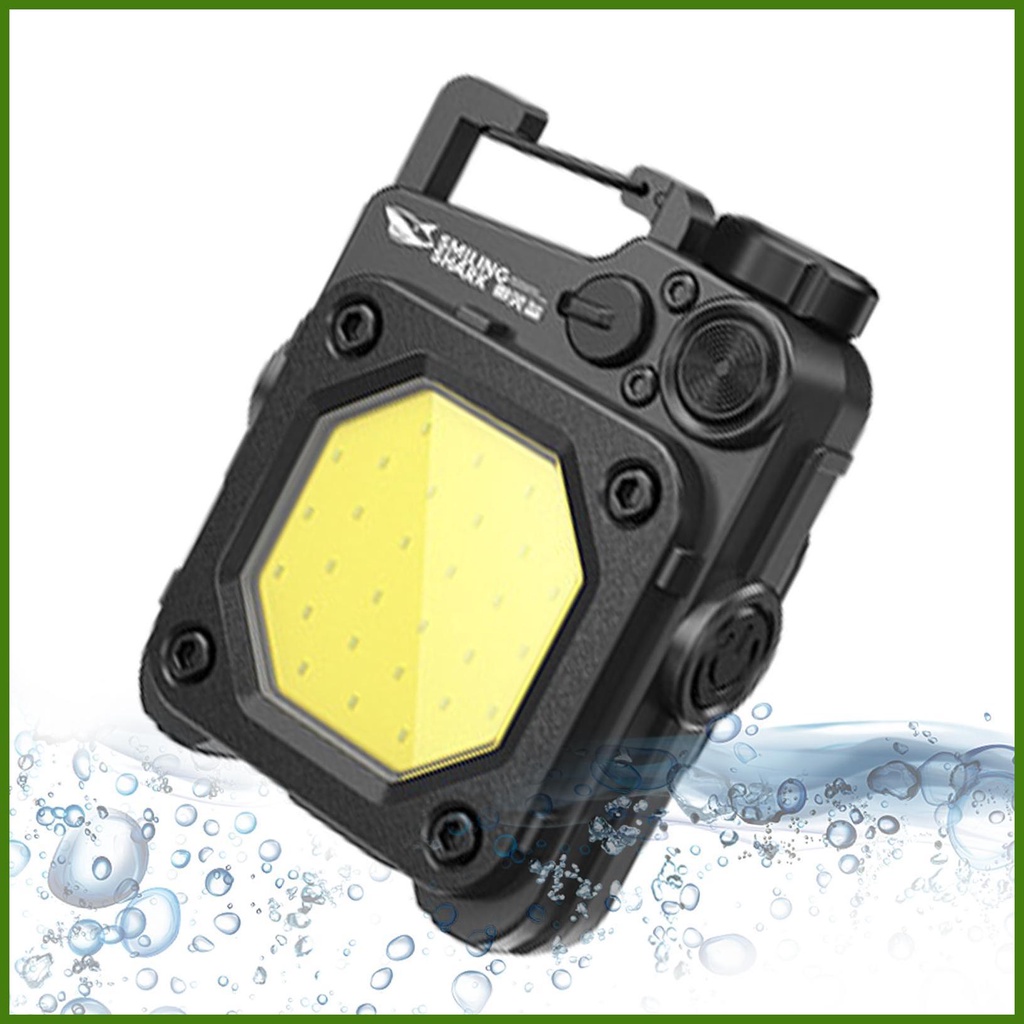 Móc Khóa Đèn Pin Cobs 800lm Mini Bỏ Túi Tiện Dụng