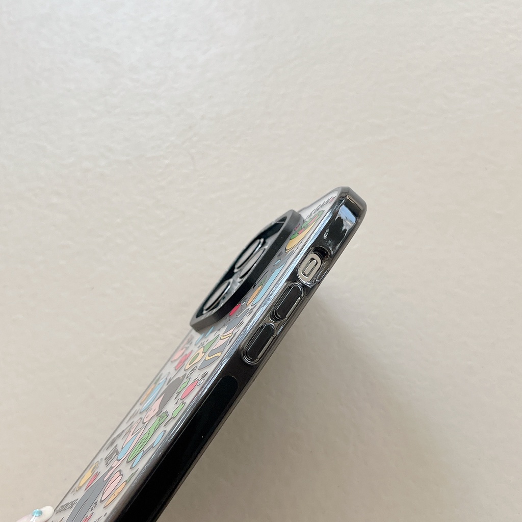 Ốp Điện Thoại Acrylic Cứng In Hình Cô Gái Cho iPhone 15 14 13 12 11 Pro Max Plus