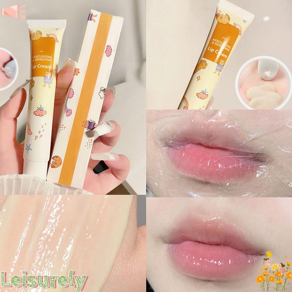[Hàng mới về] Dầu dưỡng môi chiết xuất sữa ong chúa dưỡng ẩm giảm nếp nhăn giúp môi căng mọng sử dụng ban đêm