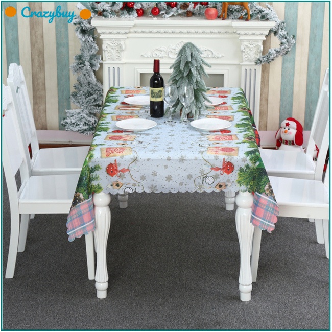 Cr Khăn Trải Bàn Trang Trí Giáng Sinh 150 X 220cm