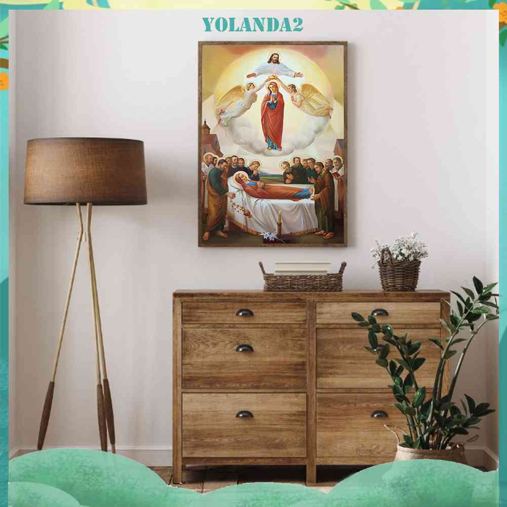 Tranh Đính Đá Kim Cương Toàn Bộ 5D DIY Hình Vẽ Chúa Jesus