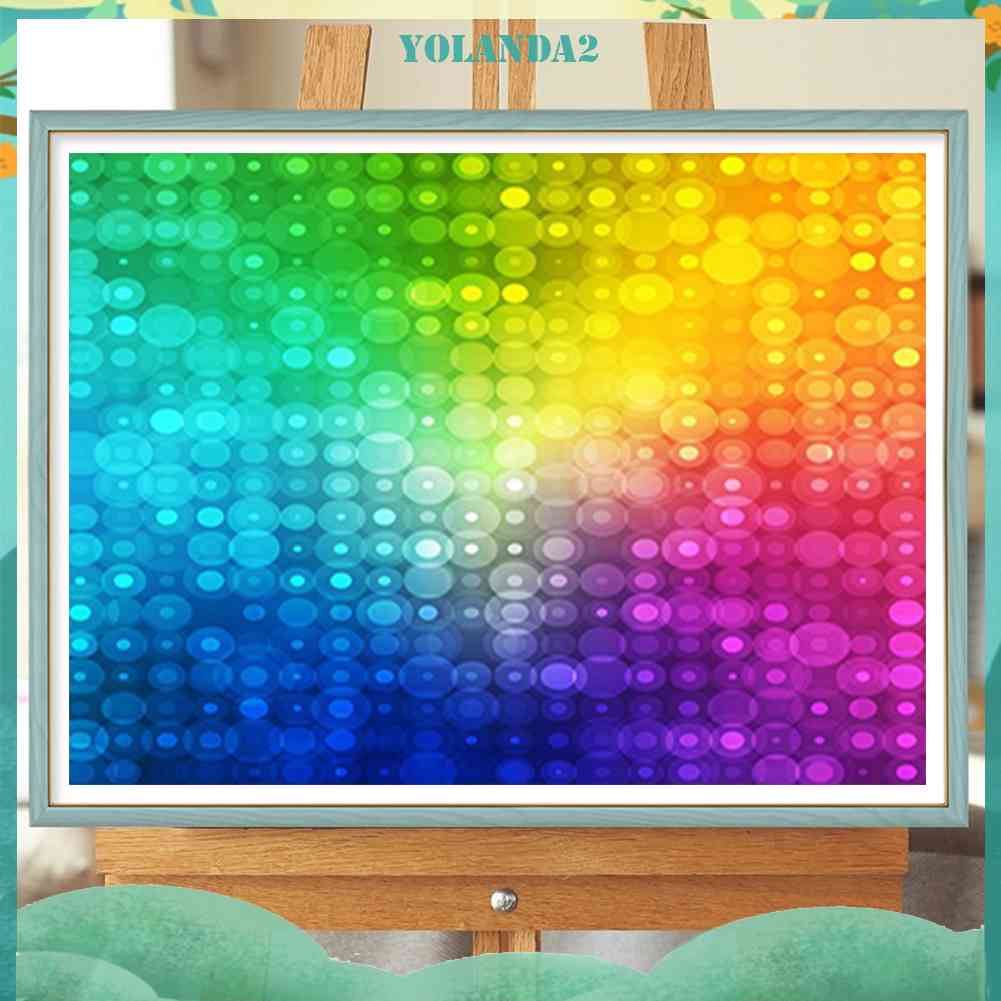 Bộ Tranh Đính Đá Họa Tiết Cầu Vồng Độc Đáo Diy Dùng Trang Trí Nhà Cửa