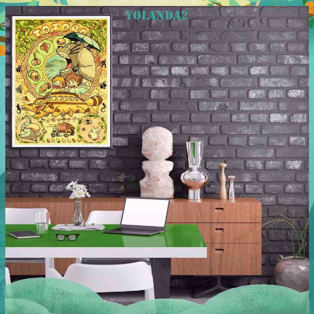 Bộ Tranh Đính Đá 5D Họa Tiết Hoạt Hình Độc Đáo DIY Dùng Trang Trí Nhà Cửa