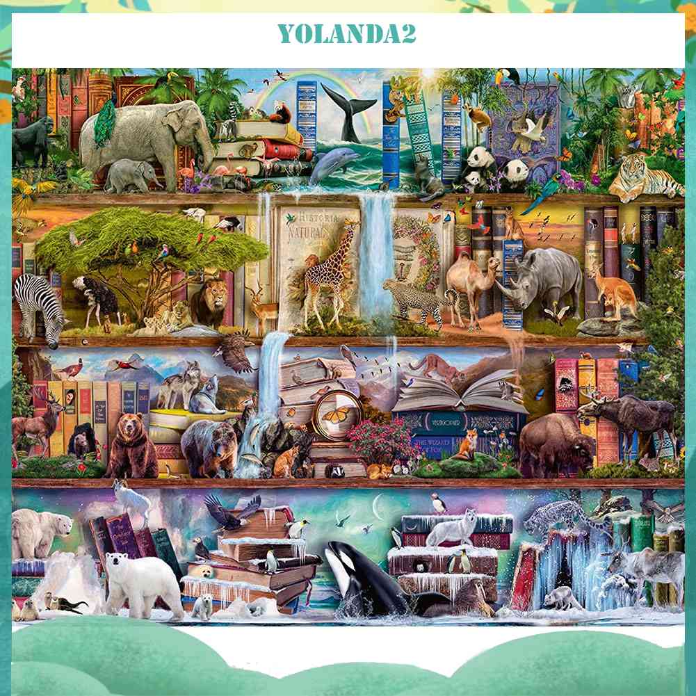 Bộ Tranh Đính Đá 5D Họa Tiết Động Vật Độc Đáo Diy Dùng Trang Trí Nhà Cửa