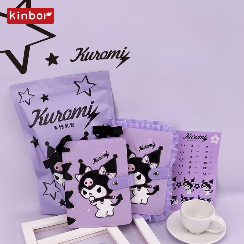 Sổ Ghi Chép Ghi Chú Cột Dây Kinbor Sanrio Kulomi Dễ Thương