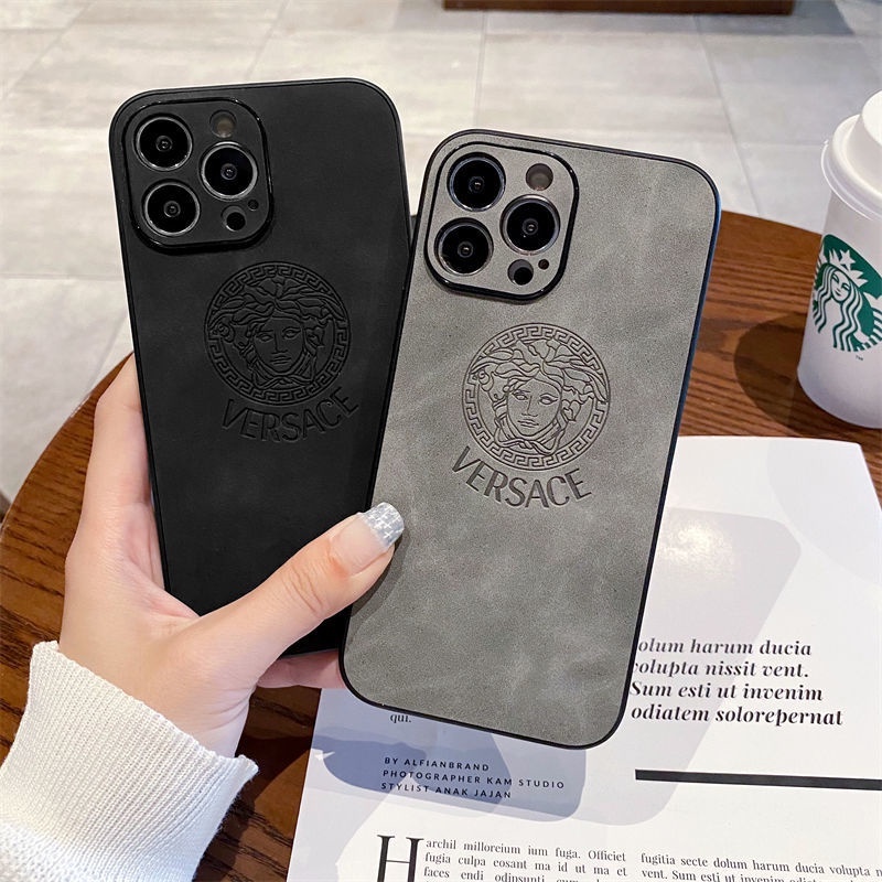 Ốp Điện Thoại Da Cao Cấp Chống Sốc In Họa Tiết Cho iPhone 14 pro max 13 / 12 / 11 pro max 12 11 11 xs