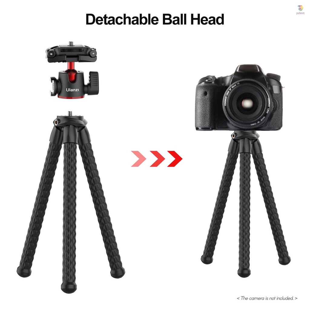 ULANZI Giá Đỡ Ba Chân Mini Linh Hoạt 360 Độ Uula Zi MT-33 Đa Năng° Đĩa Tháo Lắp Nhanh Đầu Bi Toàn Cảnh Có Thể Xoay Được Tối Đa Chịu Lực 2KG Chuyên Dụng Cho Xe Đạp Điện Thoại Thông Minh 2KG