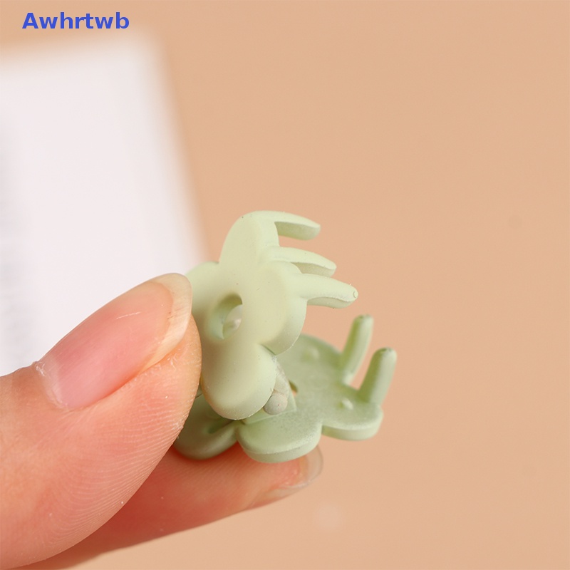 Set 10 Kẹp Tóc Càng Cua Nhựa Nhám 3cm Kiểu Dáng Hình Học Mới